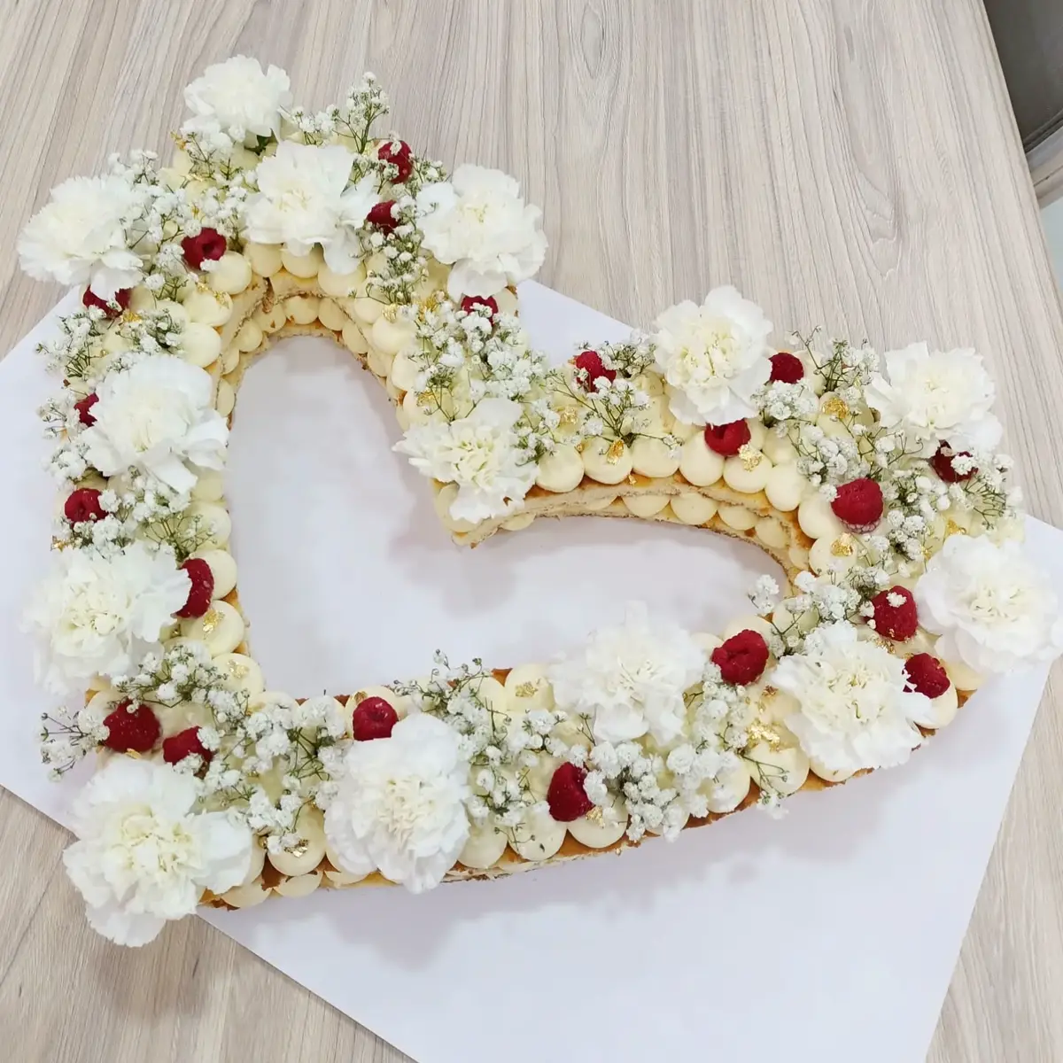 Anniversary Heart Shape Cake