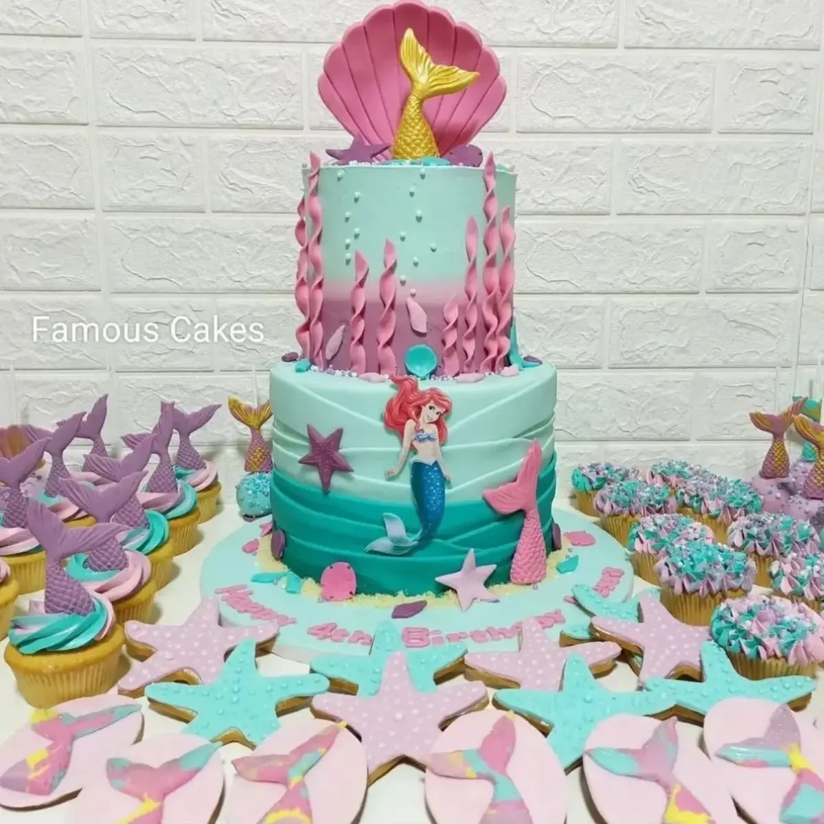 Ariel Cake