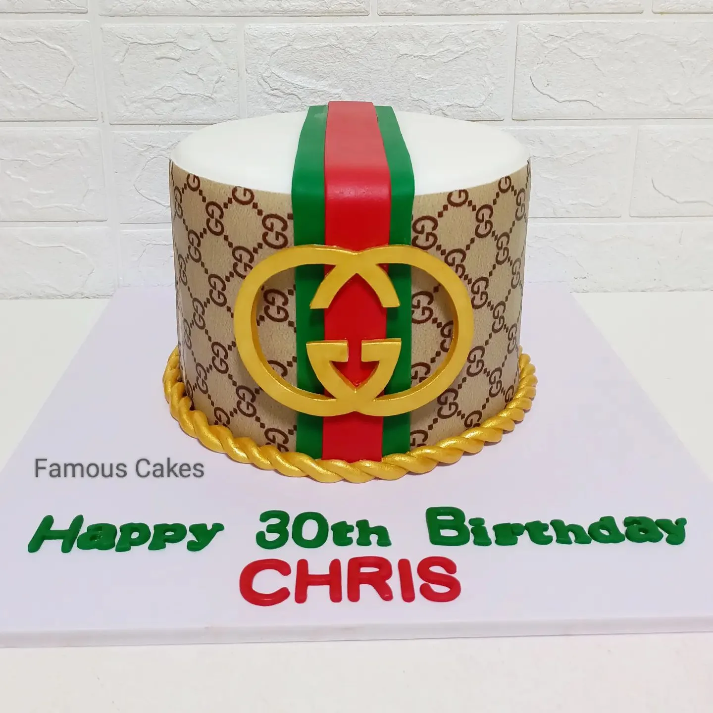 Gucci Woman Cake