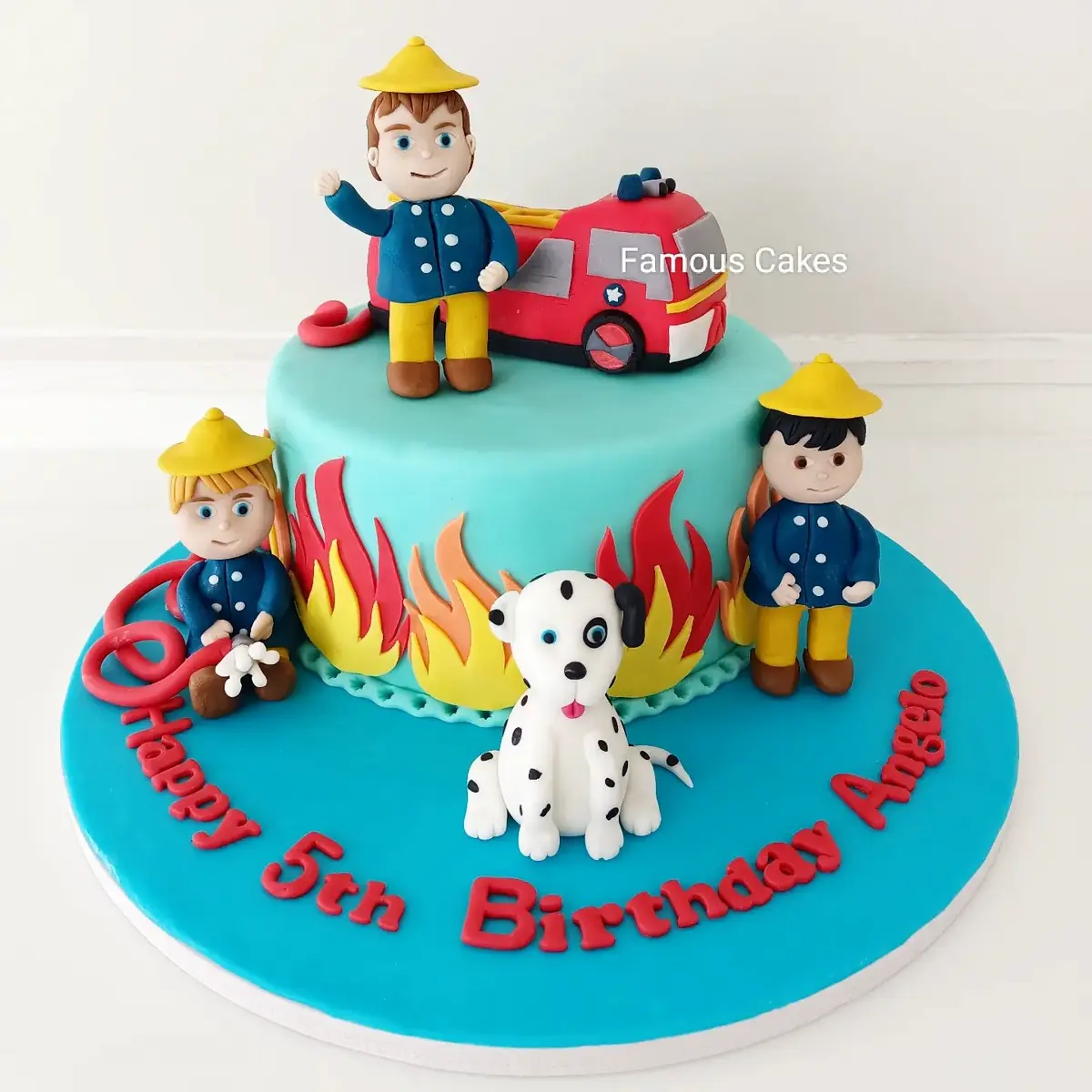 Firefighter Cake