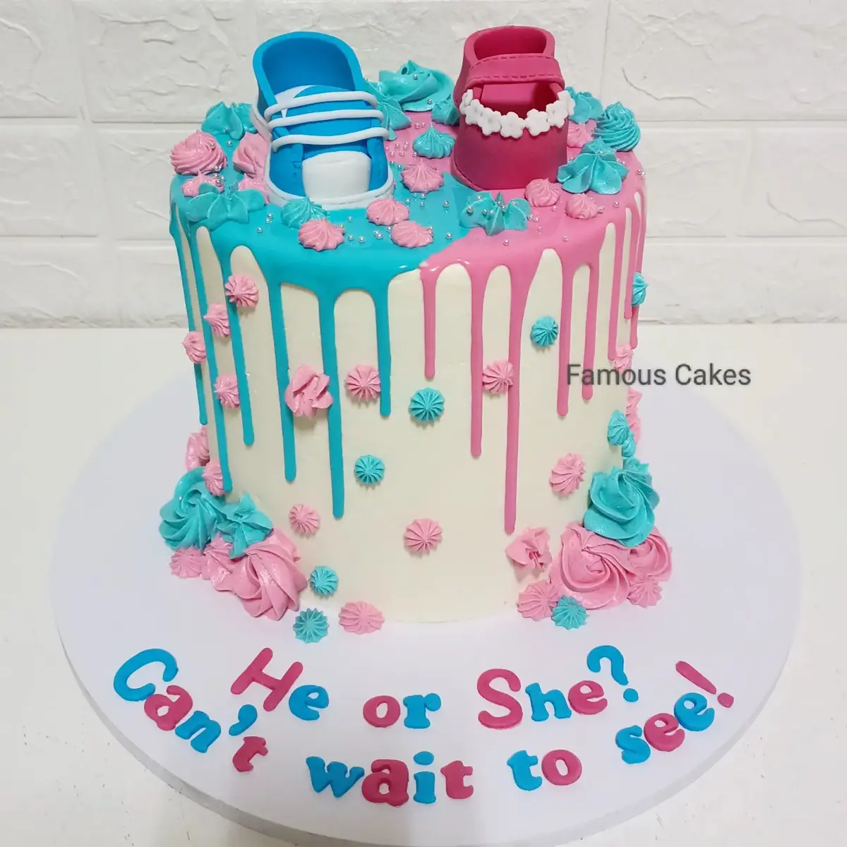 Gender Reveal Cake