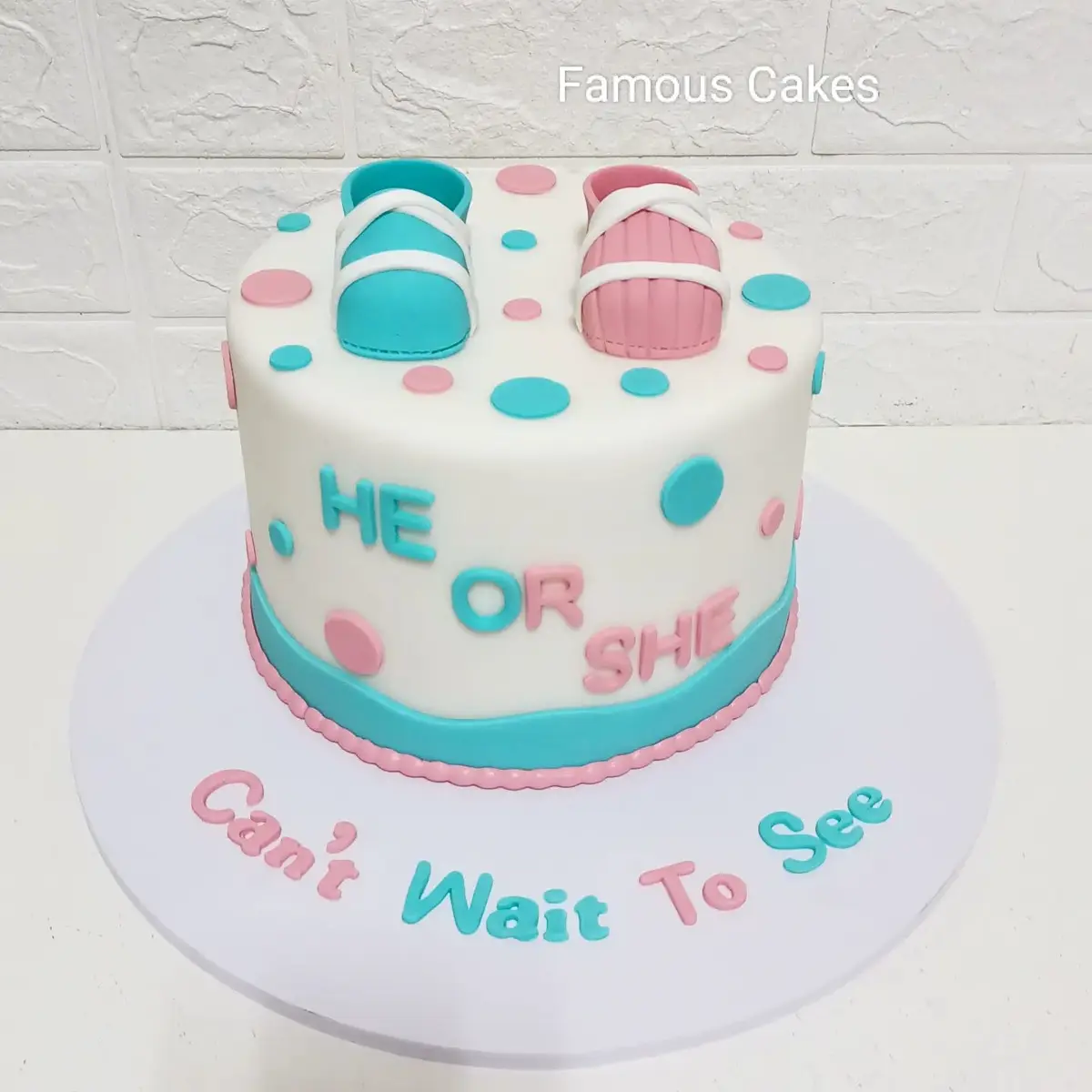Gender Reveal Cake