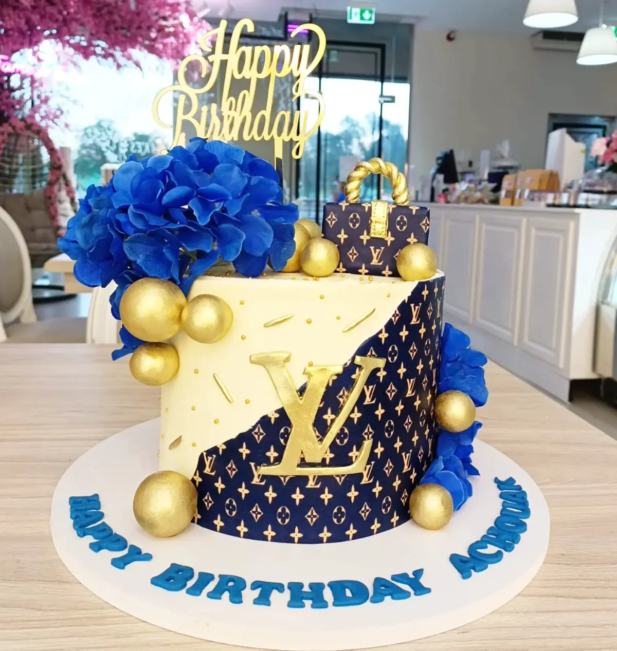 Louis Vuitton Woman Cake