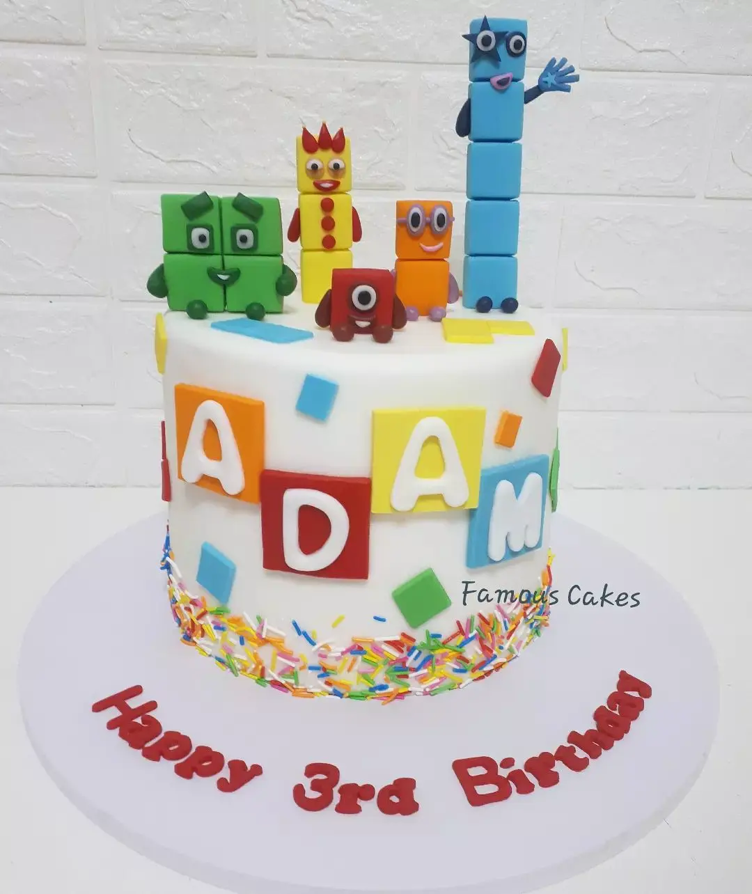 Number Block Cake