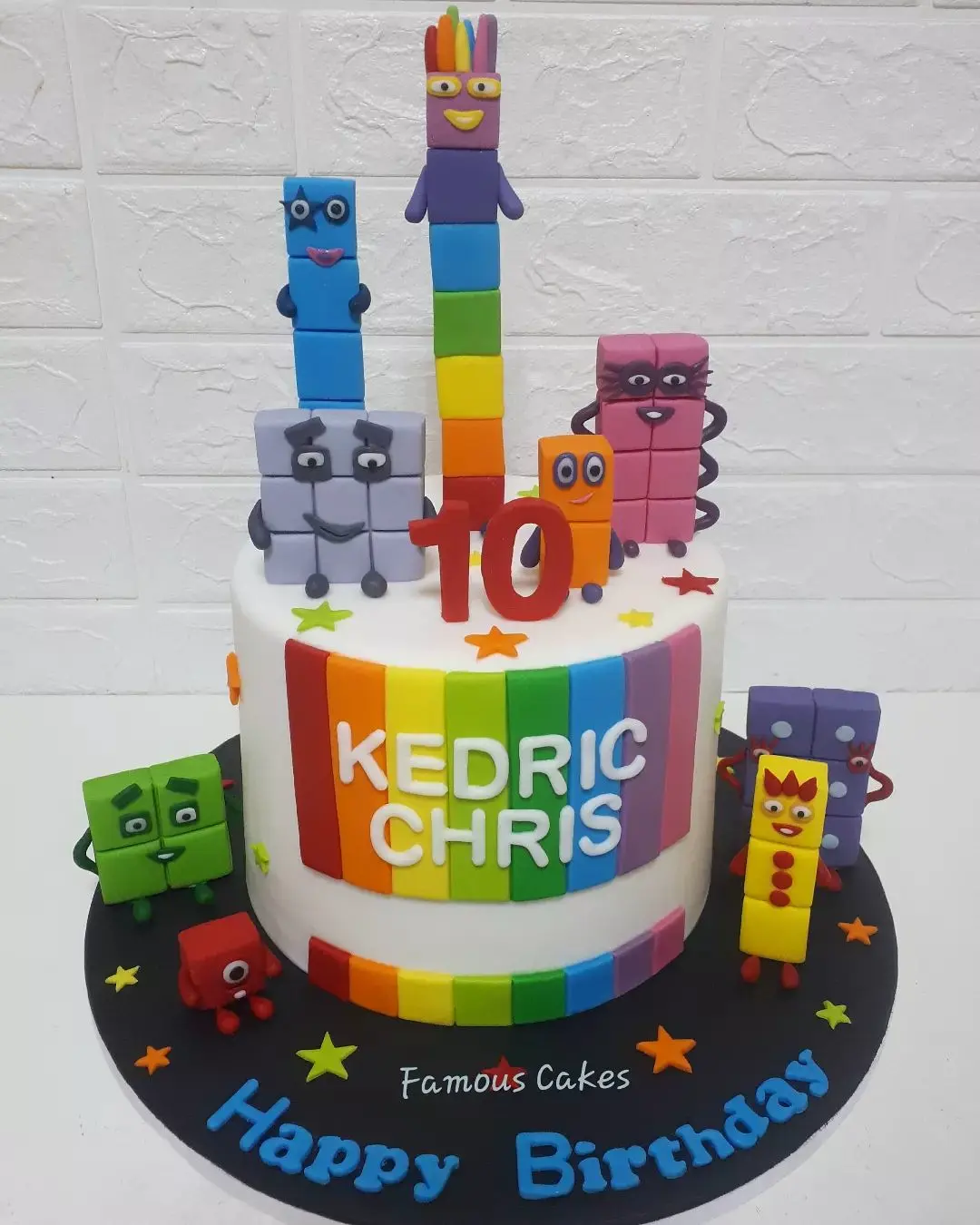 Number Block Cake