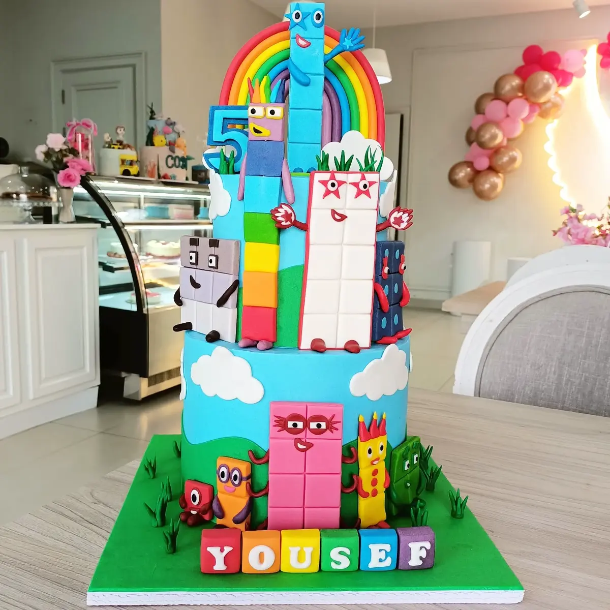 Number Block Cake