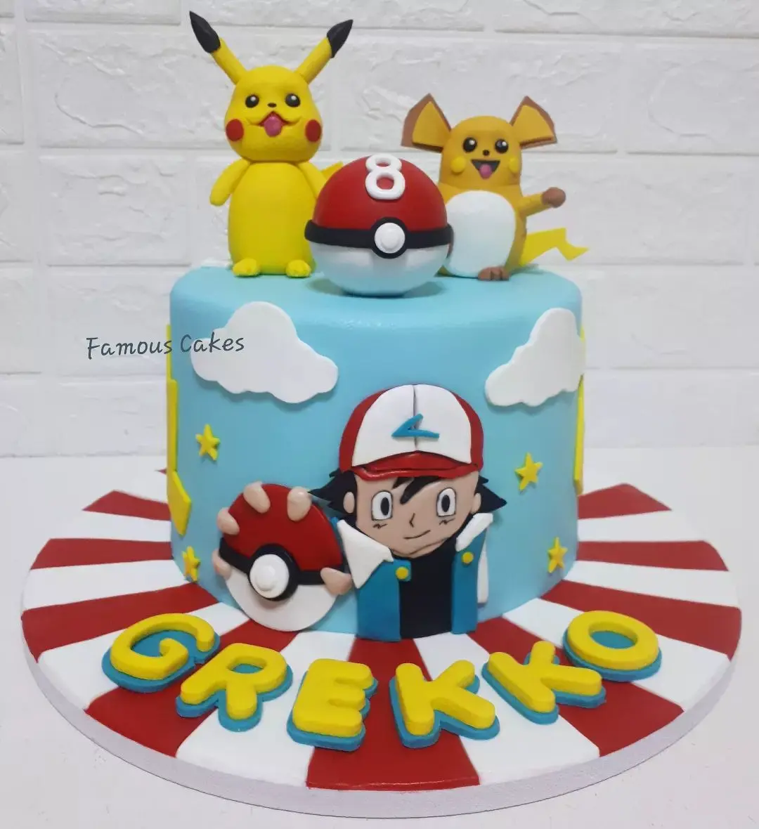 Pokemon Cake