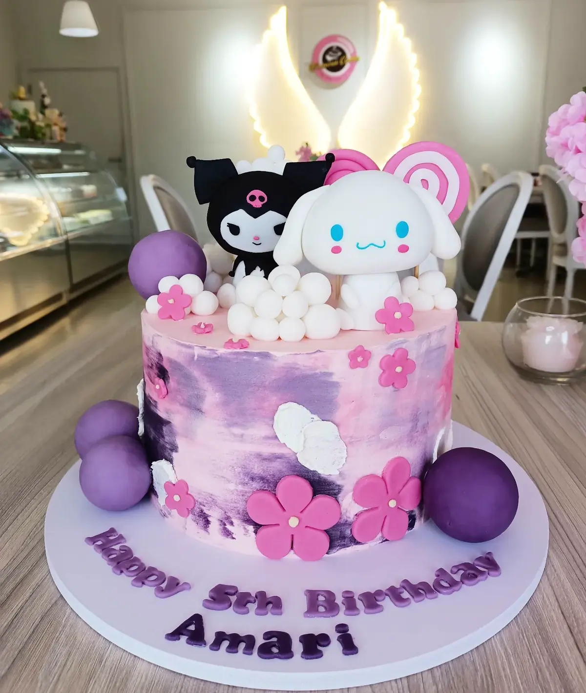 Sanrio Cake Cinnamoroll And Kuromi