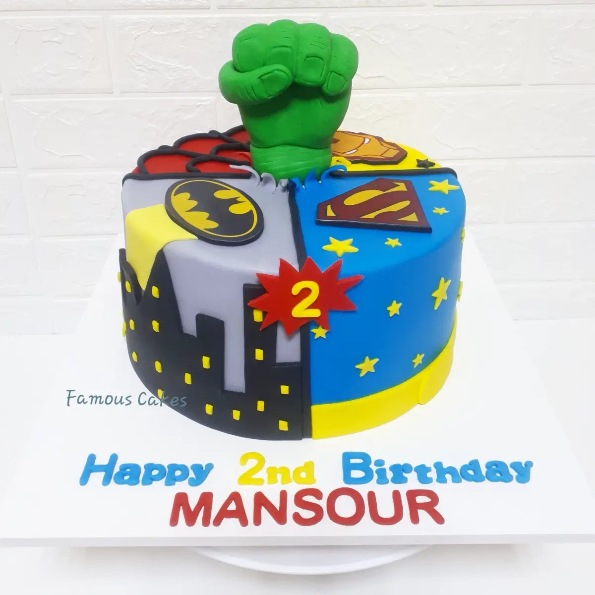 Superhero Cake