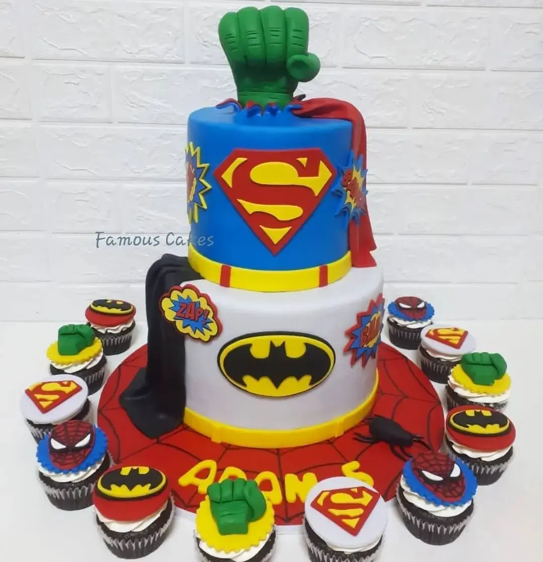 Superhero Cake