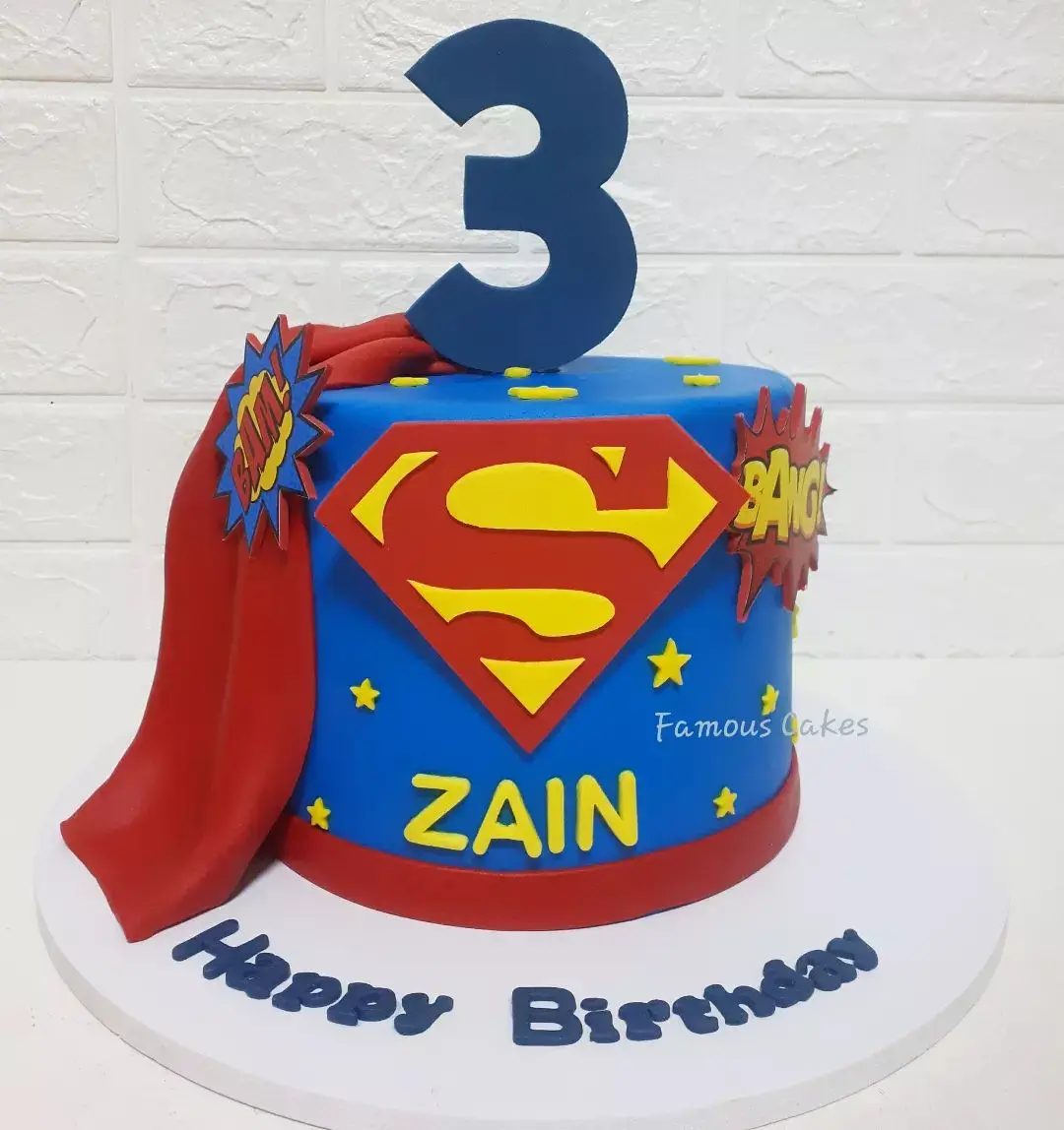 Superhero Superman Cake